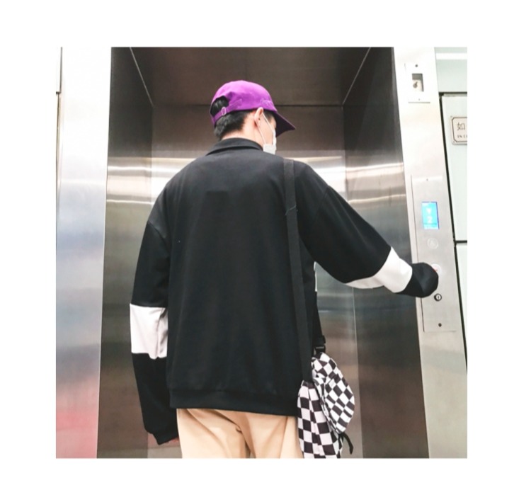 Phiên bản Hàn Quốc của cặp đôi ulzzang mùa đông ve áo gió cộng với áo len dày nhung nam và nữ thêu lỏng áo thủy triều áo hoodie nam