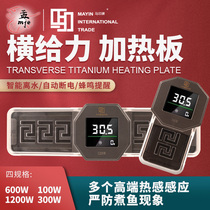 Ma Yin horizontal variable titanium aquarium frequency conversion heating rod explosion-proof real-time power dual display fish tank heating rod automatic constant temperature