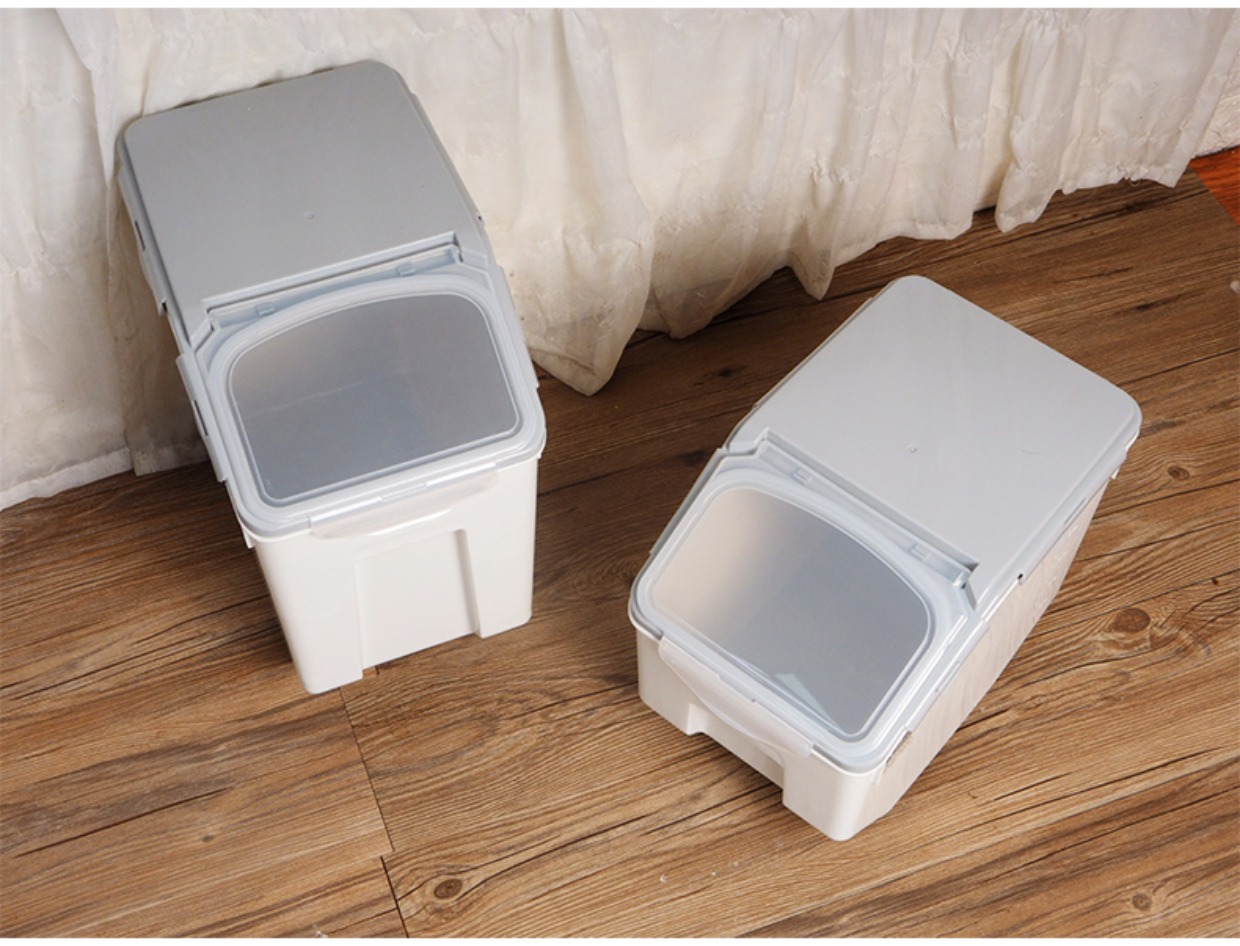 Thức ăn cho mèo thùng lưu trữ con dấu thức ăn cho chó thùng lưu trữ thức ăn cho mèo - Cat / Dog hàng ngày Neccessities bình nước gắn chuồng