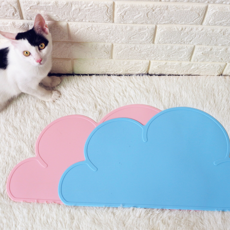 Pet Dining Mat Non-slip Mat ENVIRONMENTALLY FRIENDLY SILICONE BOWL MAT DOG CAT CAT FOOD BOWL WATERPROOF EASY TO CLEAN DINING BASIN MAT
