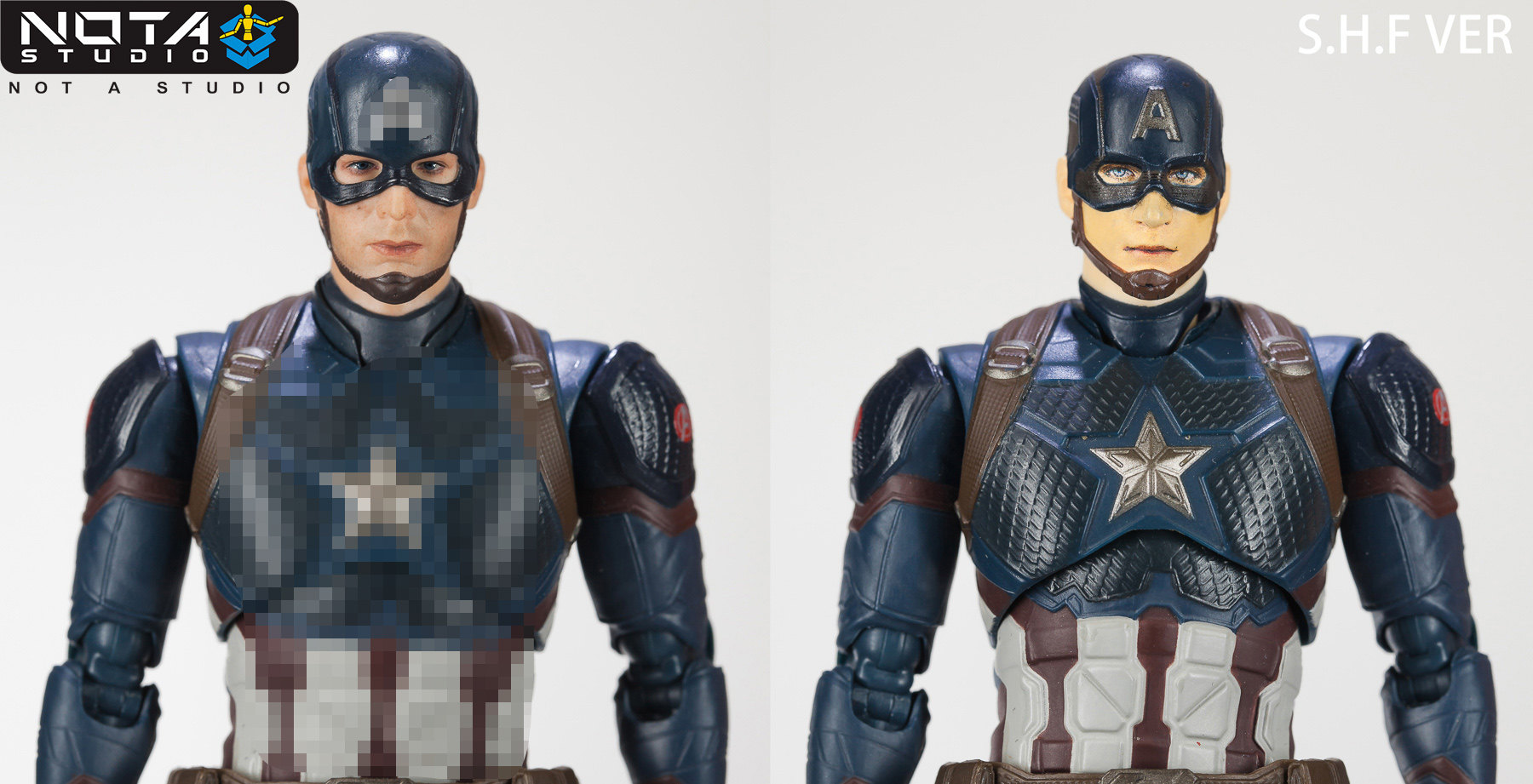 1 12 US team Steve double-headed carving calm bared teeth combo package six inches spot