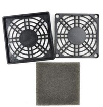 Heat dissipation fan plastic three-in-one dust mesh hood 4 5 6 7 8 9 12CM mesh hoods 12CM