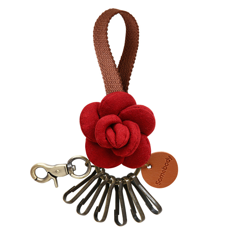 Retro Roswell Key buttons Women South Korea Little Qing New Mini Buyi Pendant Cute Car Key U Pan Button Creativity