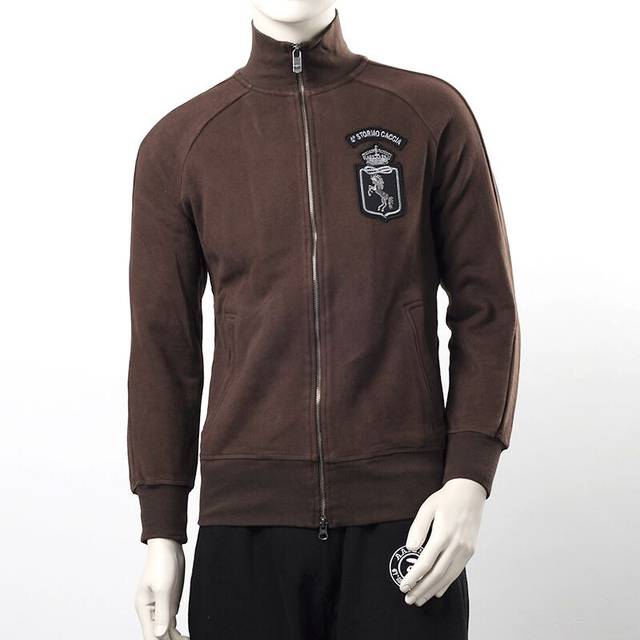 ແສງສະຫວ່າງ Luxury ສູງລະດັບສູງຜູ້ຊາຍຂອງແທ້ຈິງ stand-up collar zipper sweatshirt fleece ຕົ້ນສະບັບດຽວຫາງສິນຄ້າ high-end ຫາງສິນຄ້າຂອງແທ້ clearance