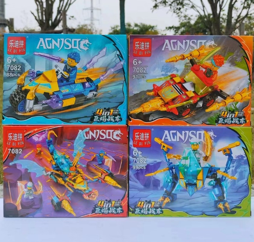 Ledy spell 7082 compatible Phantom Ninja Giant Scorpion Chariot Machine Chia Puppet Boy's Puzzle Assembling Building Blocks Toys-Taobao