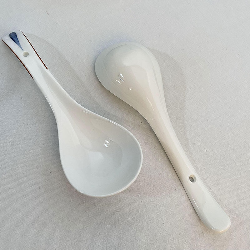 Japanese-style ceramic creative large spoon ceramic household spoon