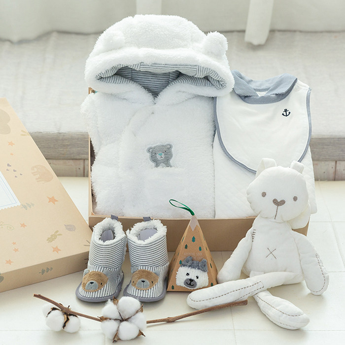 Newborn Baby Clothes Suit Pure Cotton Autumn Winter Early Birth Freshly Born Baby Full Moon Gift Items Gift Boxes