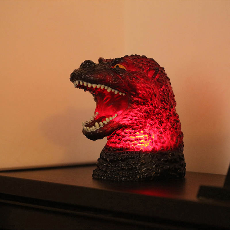 Creative Children's Gift Atmosphere Table Lamp Godzilla bedguard eye-guarding sleep light colorful charging dinosaur model