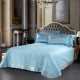 Bông giường bông bao gồm gia đình bốn cộng với một mảnh ba mảnh tấm chăn dày bông hoa satin đám cưới Châu Âu - Trải giường