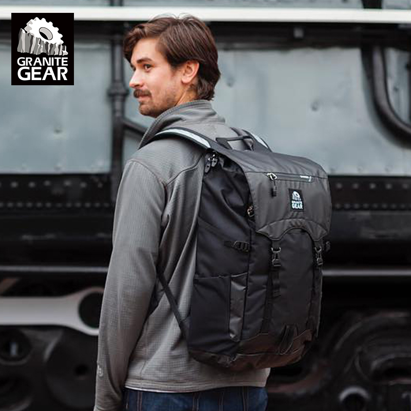 Granite Leisure Student Computer Backpack College Wind School Bag Men's Fashion Trend Backpack Women's Simple Travel Bag