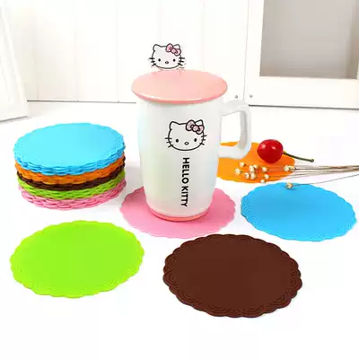 New food grade silicone non-slip coaster bowl mat thermal insulation tea coaster coffee coaster high temperature creative coaster