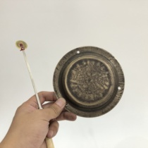 13cm pure handmade bronze pan bronze petit laiton gong pure cuivre pan gong boutique cloud gong instrument national musical dingy