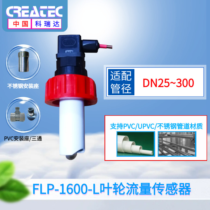叶轮流量传感器FLP-1600-L替代FL1400-14C13FLP-1500-L配FCT-8350