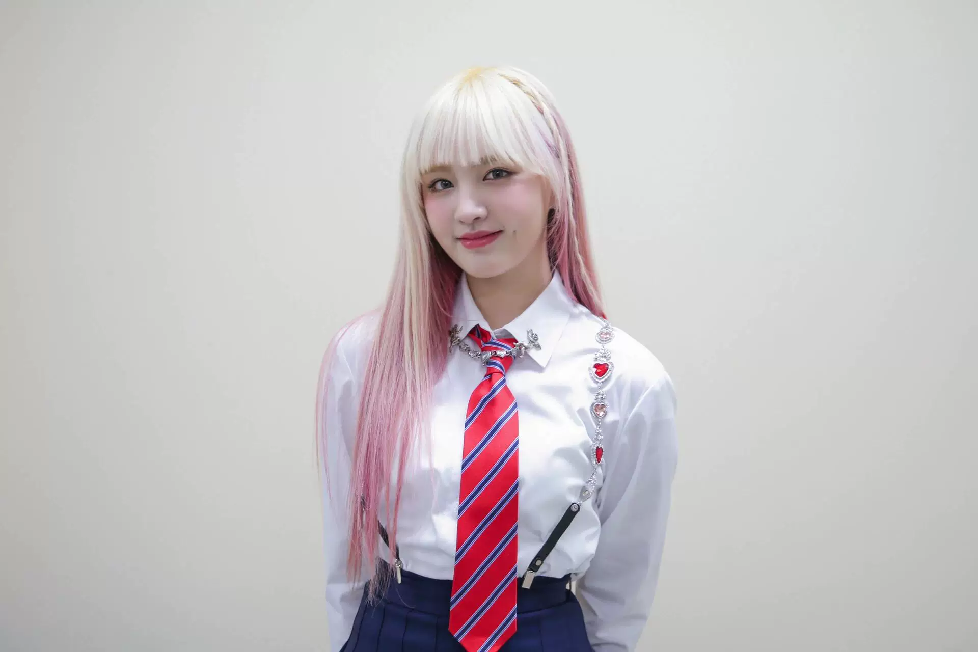 Ive Zhang Yuanying same KPOP women's group playing the campus college style performance service student clothes jk uniform set