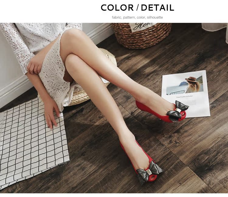 Mùa hè 2019 mới nơ cá miệng đi mưa nữ đế phẳng đáy mềm phụ nữ mang thai thạch giày nông miệng trượt thời trang đi biển - Rainshoes giày đi mưa cao cấp