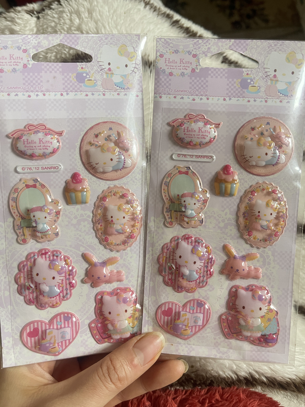 Original Packaging Limited Edition Sanrio Hello Kitty Bubble 3D Stickers for Journals