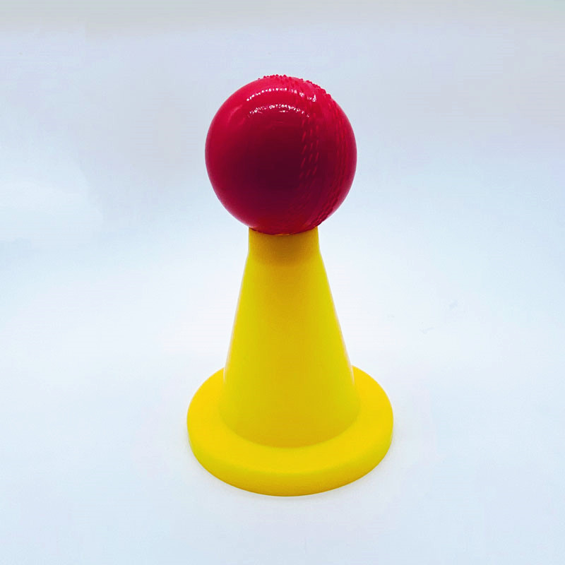 Lei Lotte Cricket Ball, Cricket Batting Tee batting training logo Yellow PE Plastic Soft Tug