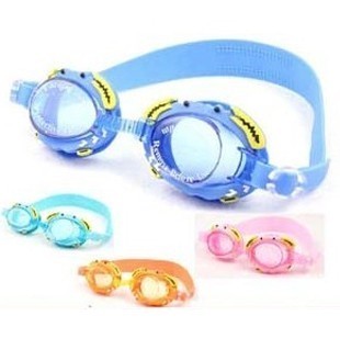 Children's swimming goggles boys and girls waterproof anti-fog swimming glasses cute cartoon swimming goggles diving goggles set