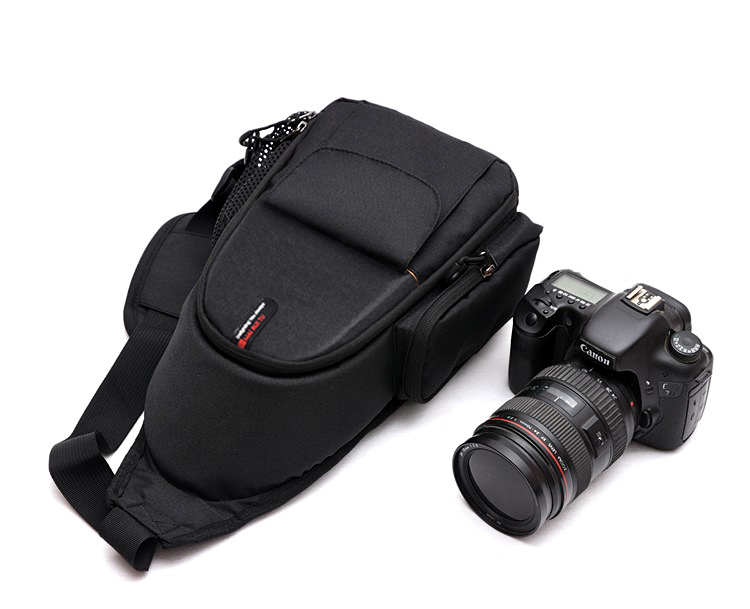 Canon SLR túi máy ảnh túi máy ảnh gói ngực xách tay 80D1500D750D60D200D800D6D5D3 xiên - Phụ kiện máy ảnh kỹ thuật số balo máy ảnh canvas