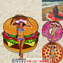 Round Beach Towel Extra Large Summer Sunscreen Bohemian Seaside Resort Swimsuit Shawl