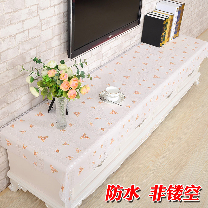 Field Garden Dining Mat PVC Bronzed gold-free tea table mat High temperature resistant custom shoe cabinet mat anti-oil and waterproof TV cabinet mat