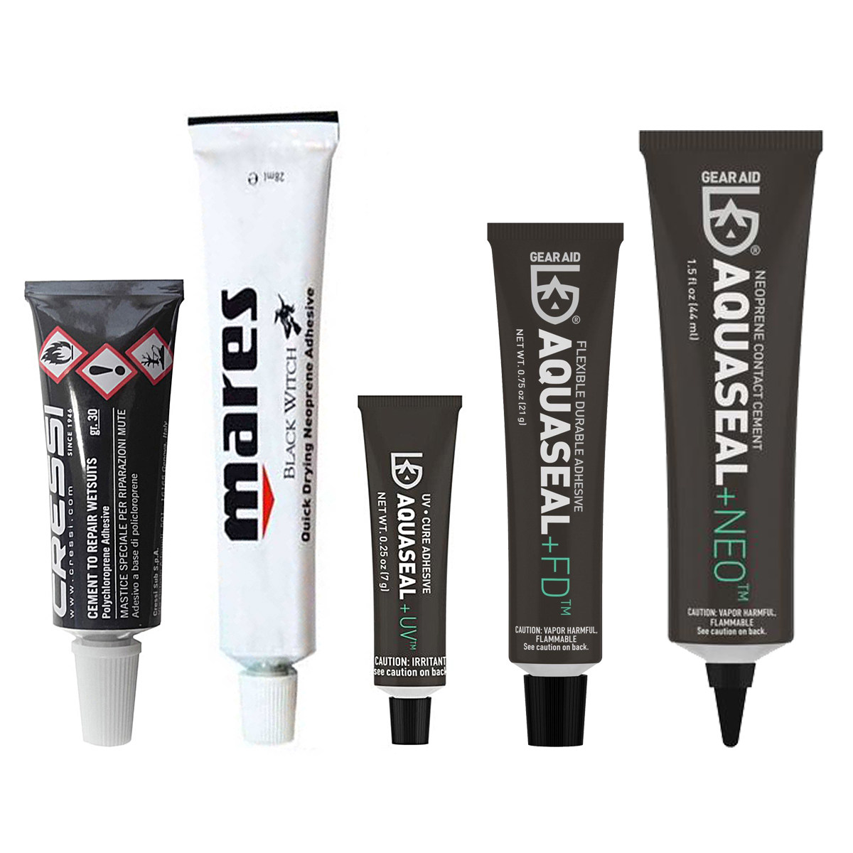 Aquaseal CRESSI Dive Take Repair Rubber Wet Clothes Repair Seal Adhesive Adhesive MARESSI