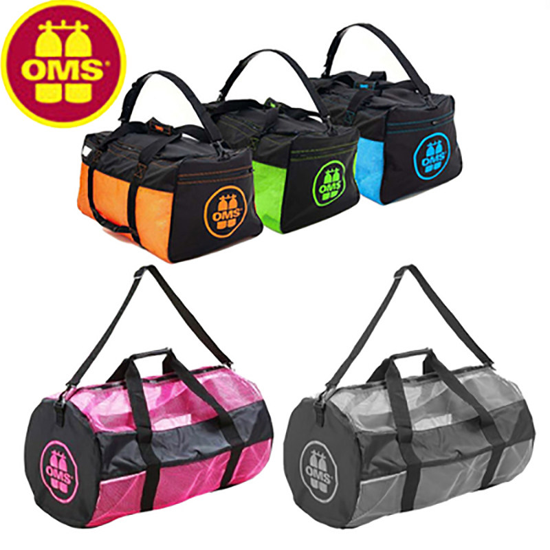 OMS Mesh bag diving bag Large capacity handbag diving equipment Bag bag net bag Single shoulder inclined satchel bag