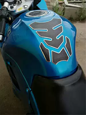 Locomotive modified fish bone patch leaf sword universal carbon fiber tank fish bone applique sticker pull flower