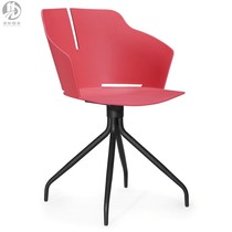 2021 New Nordic dining room chair office meeting swivel chair designer soft seat cafe chair