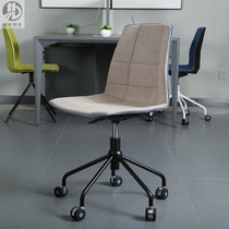 New fashion Nordic restaurant plastic chair five-star foot transfer simple personality soft seat office computer chair