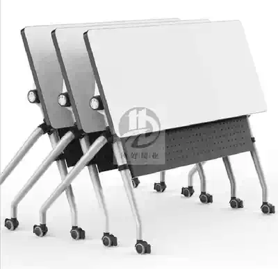 Multifunctional Long Bar conference table folding training table simple modern splicing mobile table movable flap desk