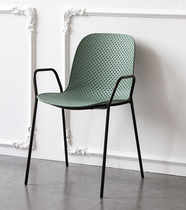 Fashion simple casual chair outdoor seat back chair Nordic home chair hollow dining room chair cave model