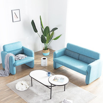 Nordic comfortable sofa chair home lunch chair beauty reception chair Airport VIP waiting chair hotel lobby chair