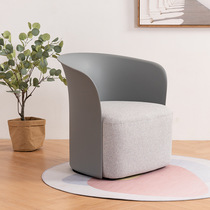 Nordic furniture chair comfortable sofa chair milk tea shop cafe leisure chair beauty reception chair plastic backrest