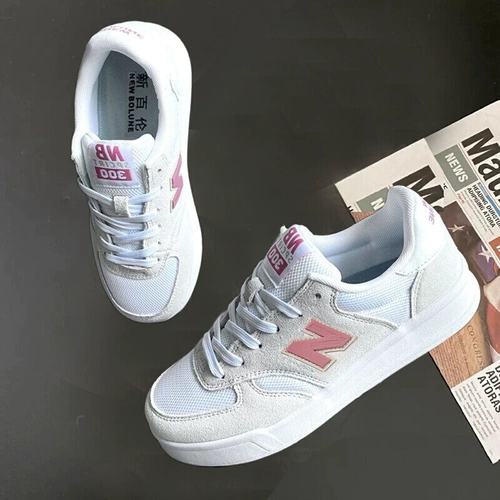 Новый Промежуток оригинал nb мужской панель Обувь демисезонный Небольшой белый обувь новая коллекция спортивный воздухопроницаемый Сотни людей для влюбленной пары для отдыха обувь
