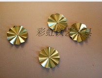 Wrought iron wall hanging lotus lotus leaf art decoration hotel villa sample room soft decoration
