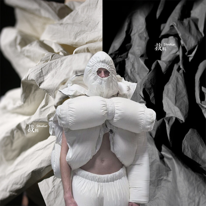 Tear no piece of paper bright and matt fiber paper black and white dub paper washed paper Suction Waterproof Fabric Bag Clothing Fabrics