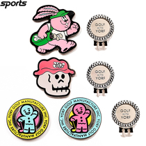South Korea YORF golf equipment accessories 24 years new three-dimensional graffiti rabbit cartoon mark badge
