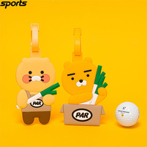 South Korea KAKAO GOLF golf accessories ins trendy cartoon cute pendant three-dimensional famous brand putter clip