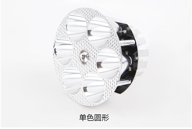 Xe máy sáu hạt LED đèn pha điện tích hợp bóng đèn led sửa đổi 128080v xa và gần đèn pha - Đèn xe máy đèn trợ sáng cho exciter 150