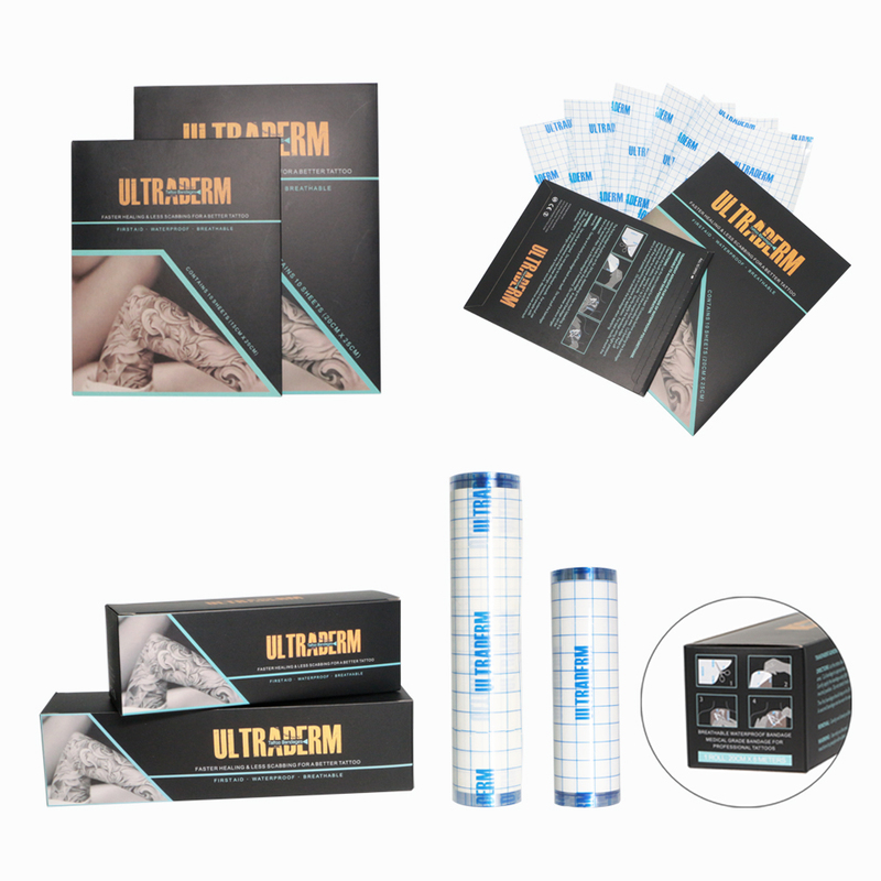 American Ultraderm Tattoo and Embroidery Care Film Is Ultra-Comfortable, Safe, Hygienic and Anti-Infectious American Ultraderm Tattoo and Embroidery Care Film Is Ultra-Comfortable, Safe, Hygienic and Anti-Infectious