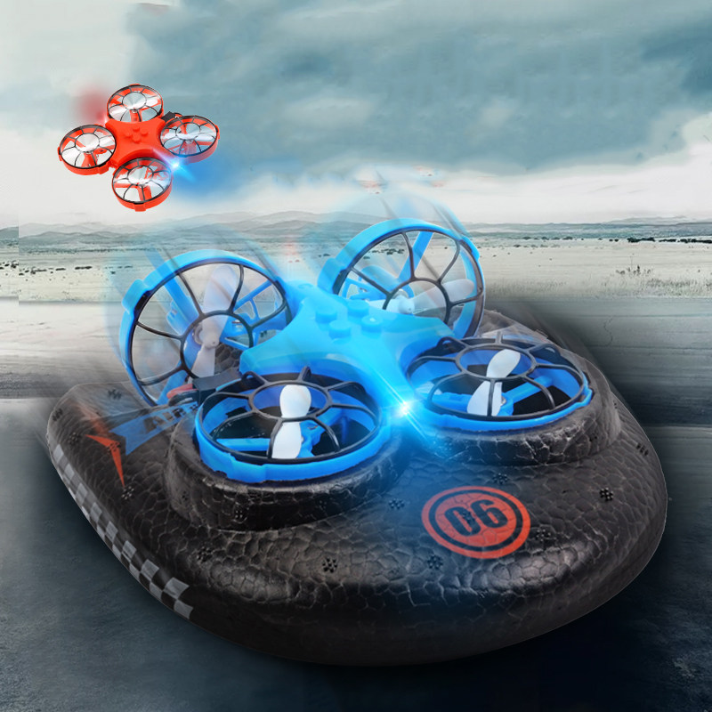 水陆空遥控玩具车迷你无人机三栖 热品库 性价比省钱购