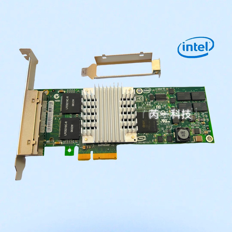 Intel 9404Pt 4-Port Gigabit Network Card Pro/1000 82571 Chip Industrial Computer Camera Pass-Through
