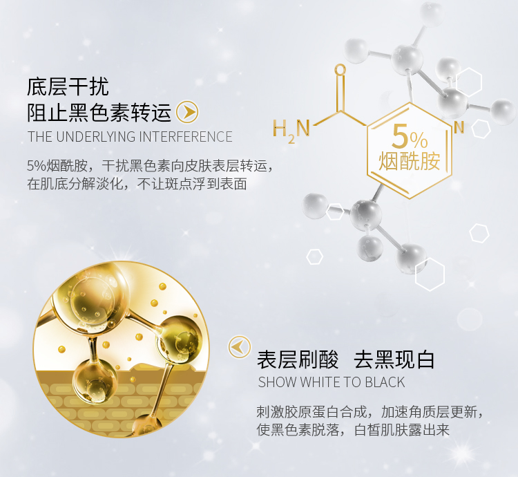 Tinh chất dưỡng ẩm ISDIN Tây Ban Nha Nicotinamide Chăm sóc da mặt Làm trắng da nhỏ serum klairs dưỡng ẩm