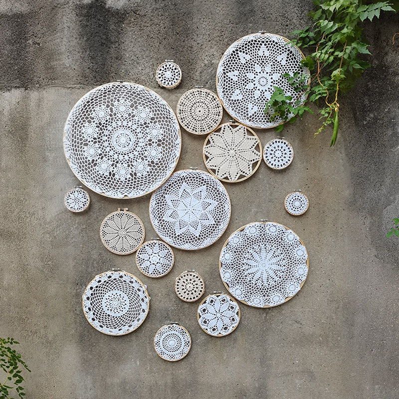 Dream catcher pendant wall hanging decoration shop bar home and B & B photography wedding hanging window background round