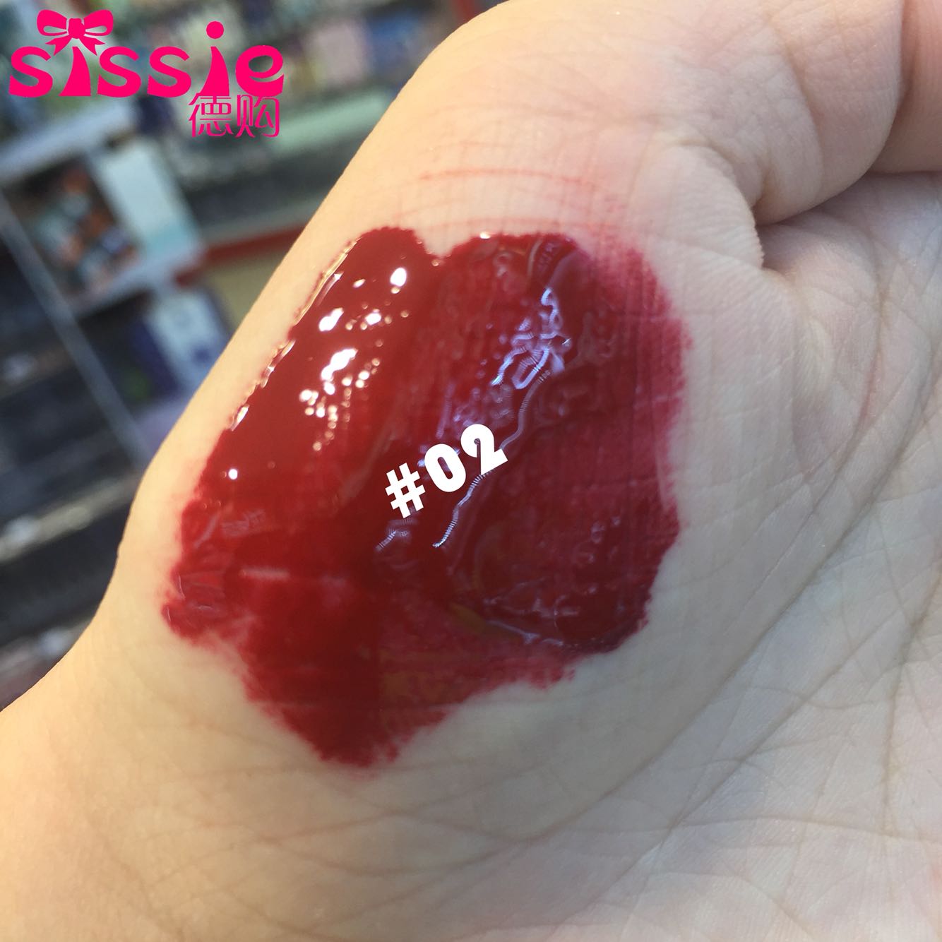 Spot Đức Rival de loop double lip glaze ndel youg lip gloss lip gloss 02warm đỏ 	son bóng fenty gloss bomb	