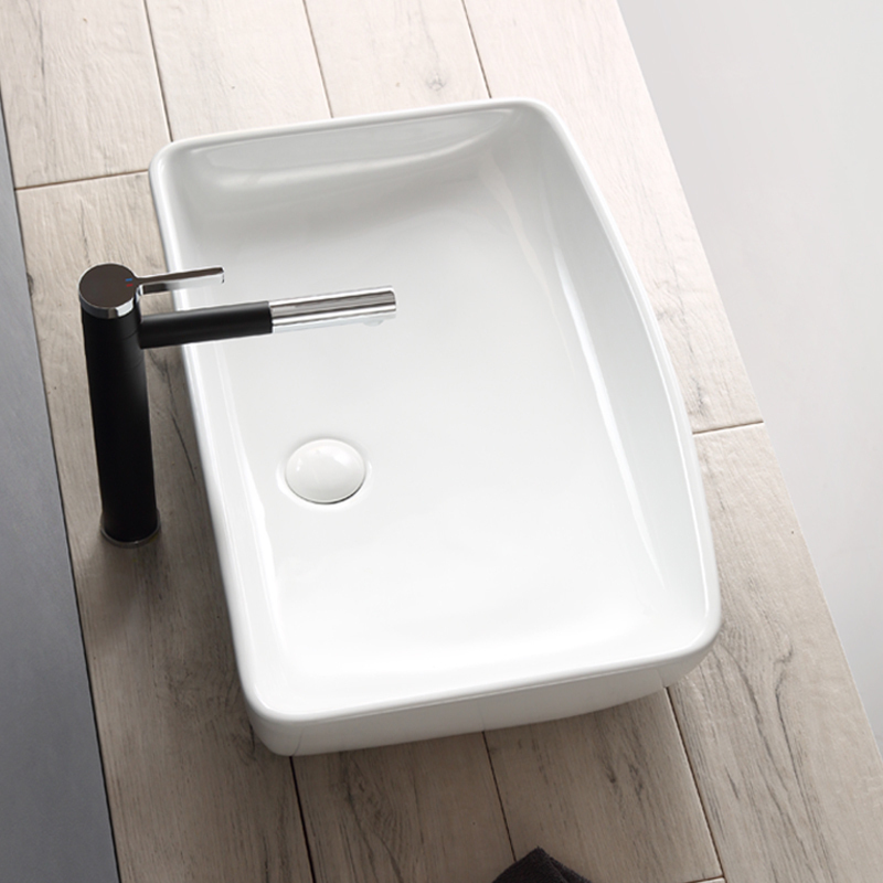 Table Basin Rectangular Washbasin Laundry Pool Creative Art Basin Hotel Washbasin Ceramic Terrace Basin Home basin