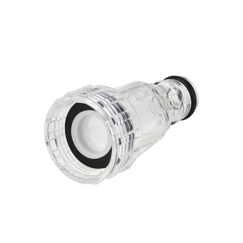 High pressure washing machine accessories Home portable carwash water inflow filter nuts versatile and transparent filter joints