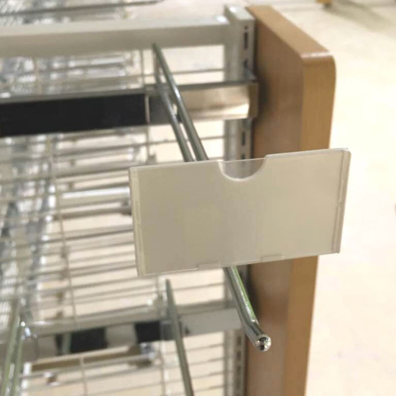 Hook price tag hole plate double-line hook price tag slot plate hook tag price tag commodity price tag