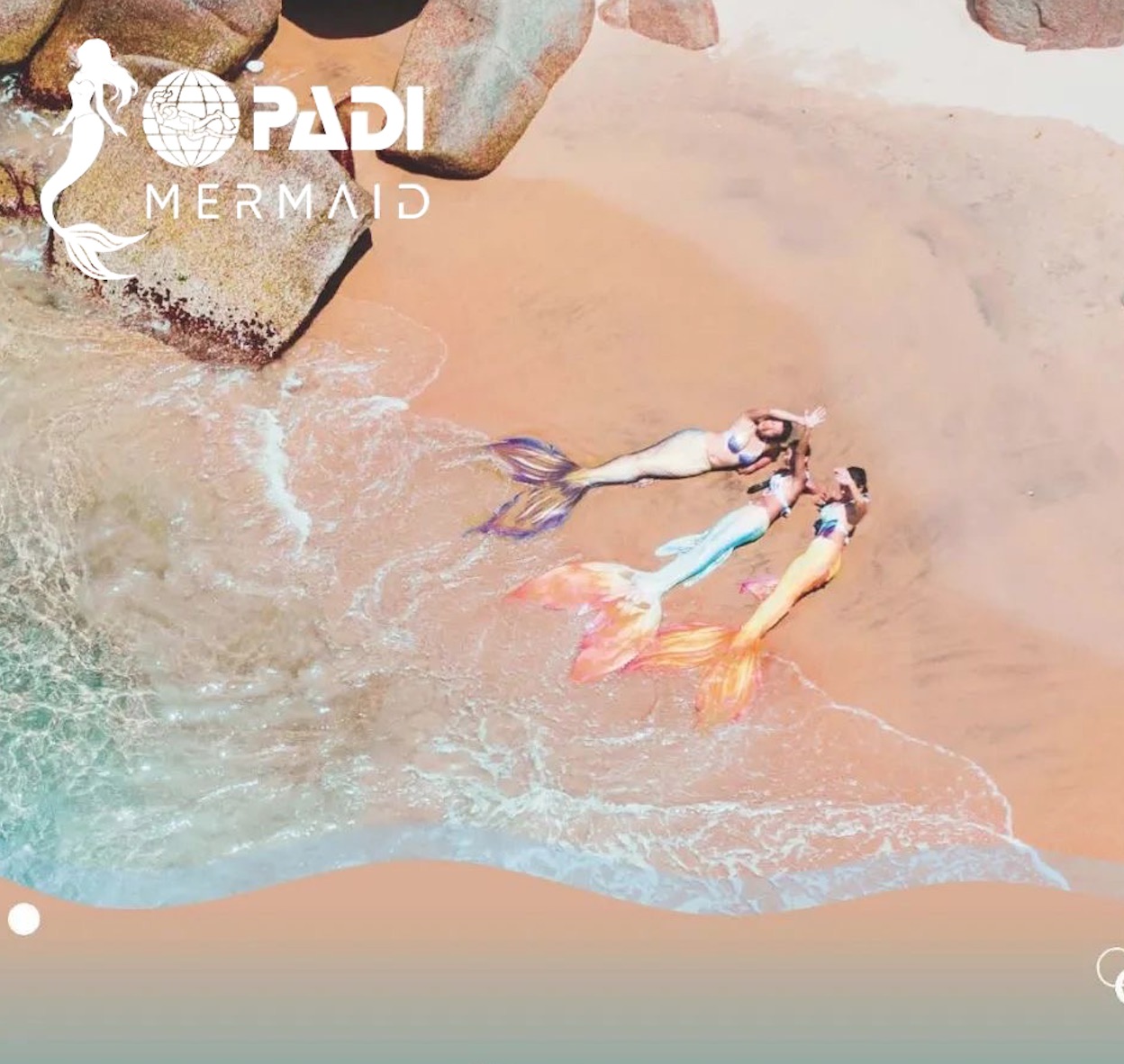 (Triple Subs) PADI Mermaid Series Courses Foundation In Class Coaching Training Courses Men And Women